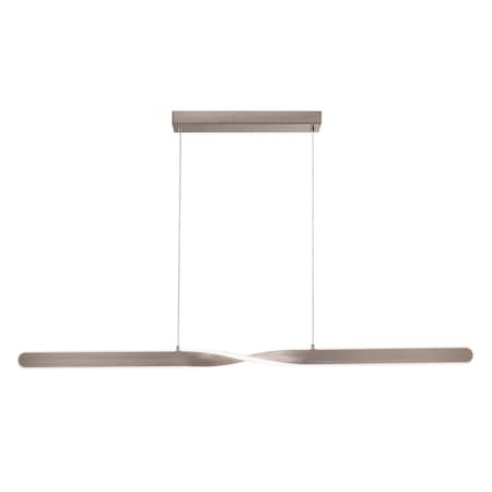Afx Twist 48" LED Pendant - Satin Nickel TWTP48L30D1SN